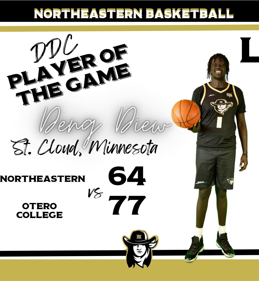 Northeastern Drops A Hard Fought Contest At Otero College, They Are Back In Action On Friday Against Lamar Community College