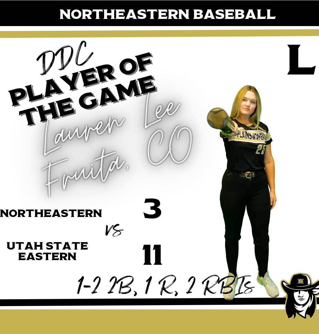 Northeastern Finishes the road trip against USUE 1-3 after falling in the final game of the four game series