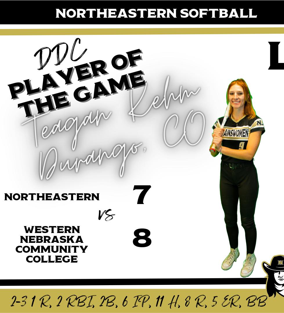 Northeastern Drops Game 2 Of The Double Header To WNCC 8-7