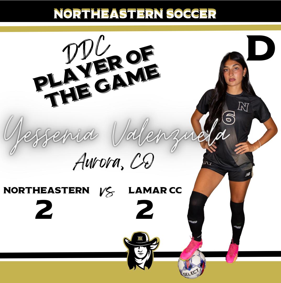 Northeastern Scores in the Last 30 Seconds To Tie Lamar CC 2-2