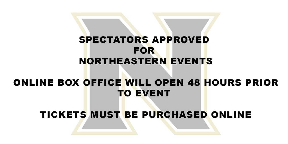 Spectators Approved for Northeastern Events