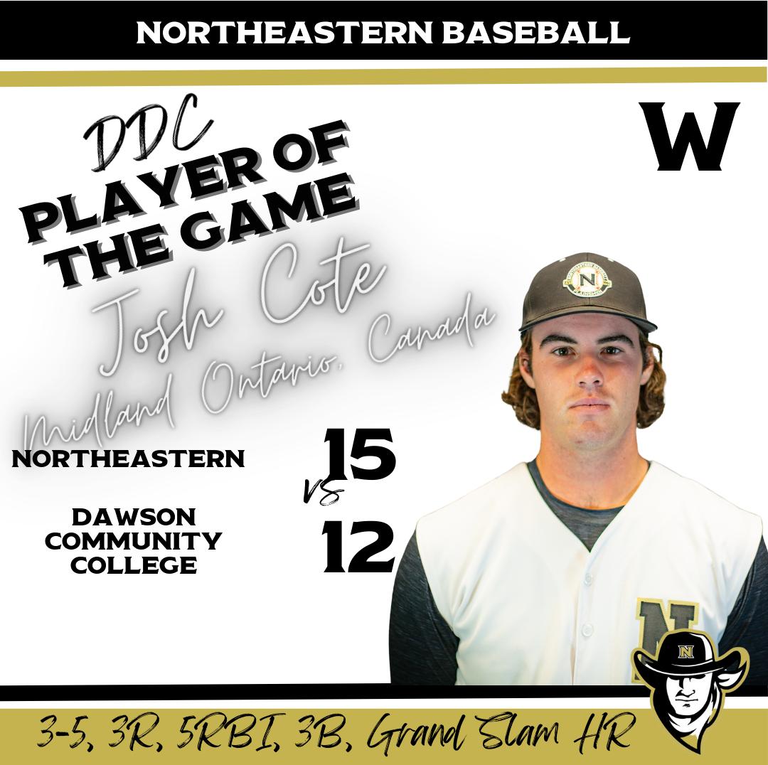 Northeastern Finishes off the 4 game home stand against Dawson Going 4-0 After Winning a Gritty Hard Fought Game 4