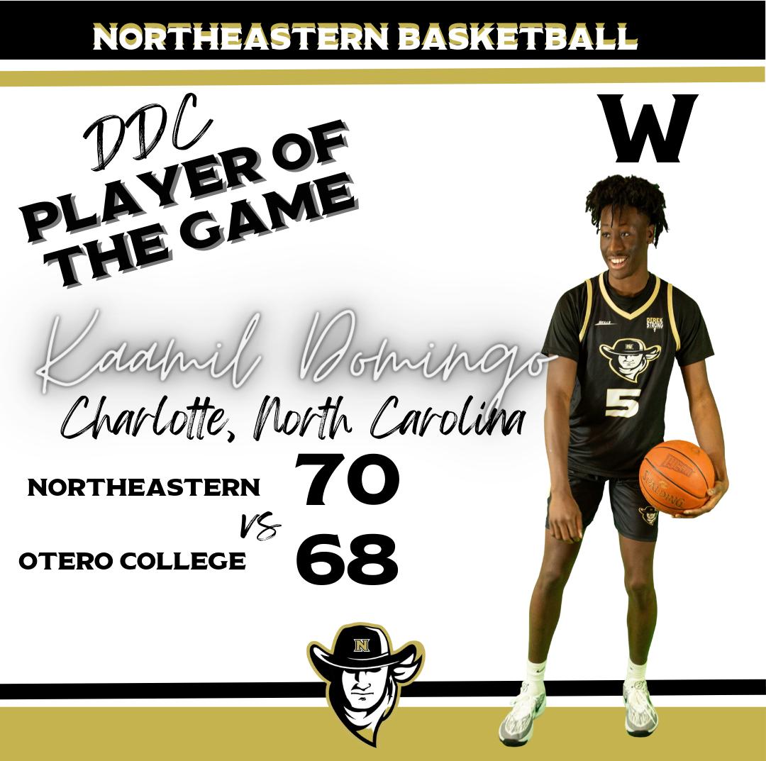 Northeastern Takes Down Otero College In A Thrilling Nail Biter. They Host Trinidad State College on Saturday At 4:00