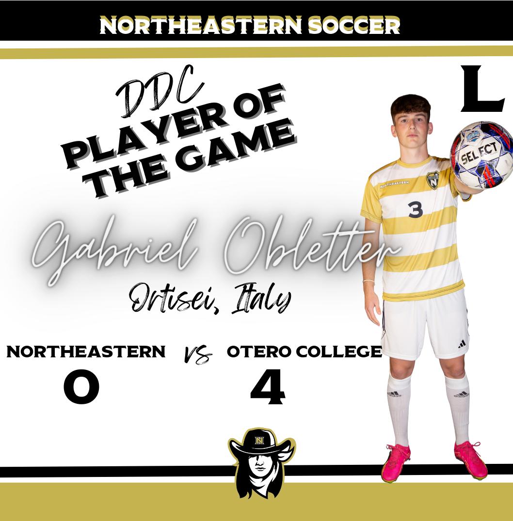 Northeastern Falls to A Tough Otero Team 4-0 They Look To Bounce Back Against Trinidad State