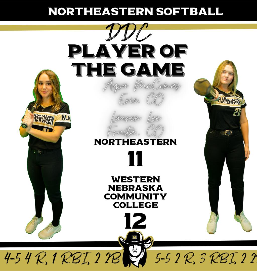 Despite Out Hitting Western Nebraska Community College, Northeastern Falls In Game 1 Of The Double Header 12-11