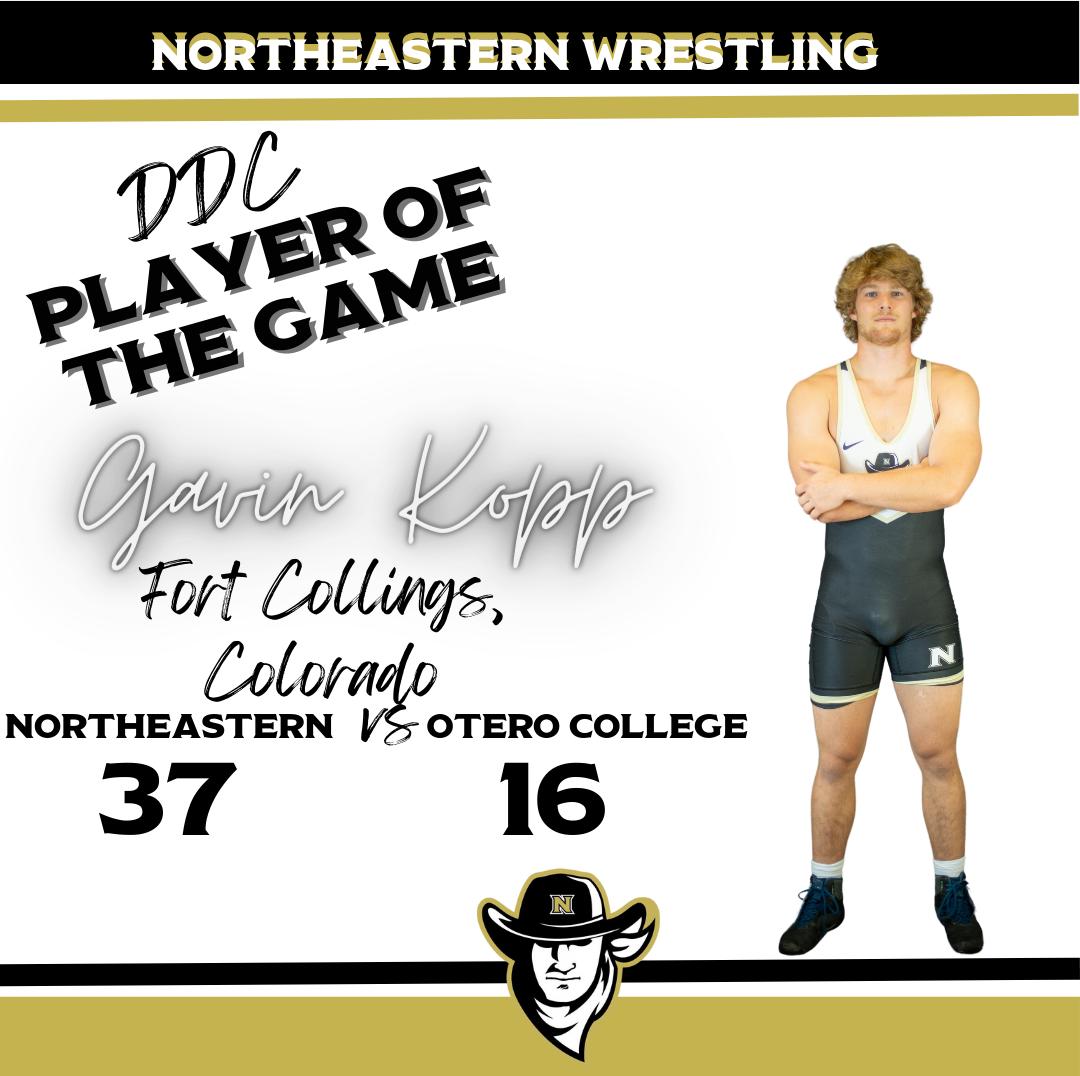 Northeastern Wrestling Comes Out Of Winter Break With A Strong Performance at Otero College