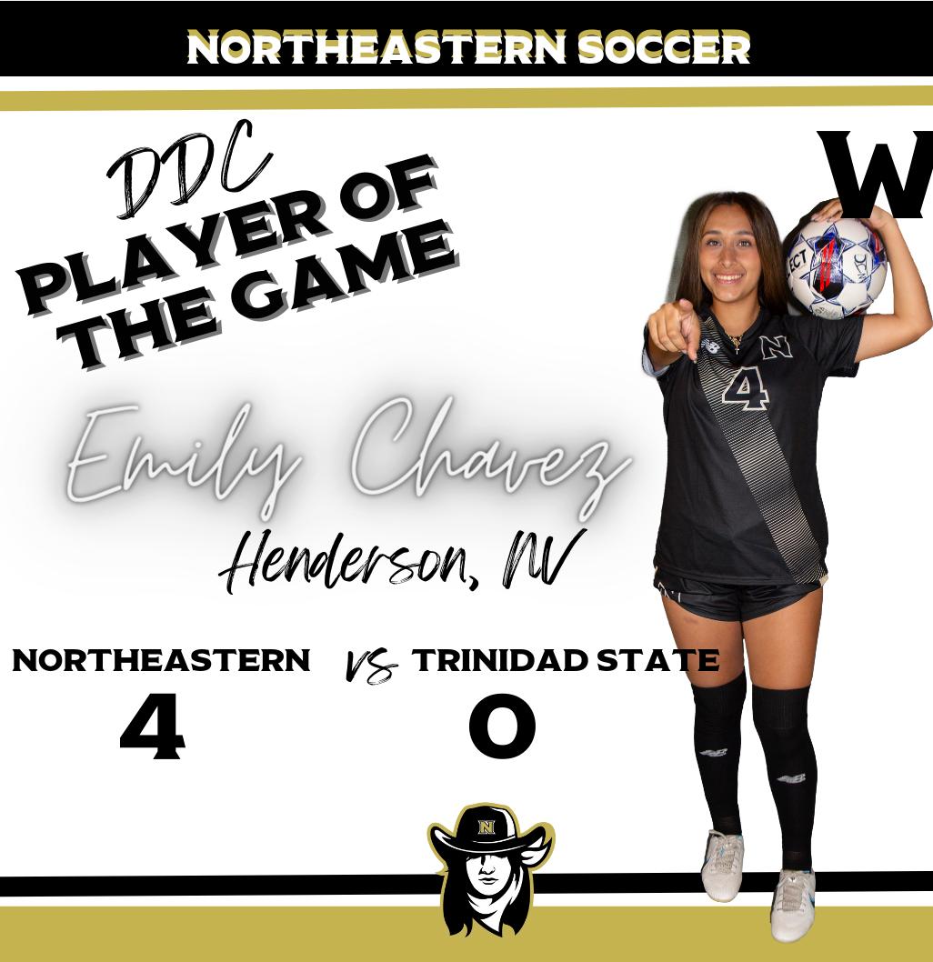 Northeastern Bounces Back Against Trinidad State Shutting Them Out 4-0