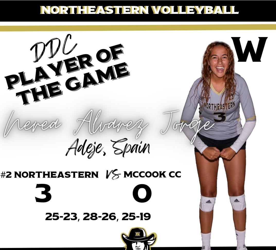 #2 Northeastern Completes the Sweep in a Tough Battle Over McCook Community College