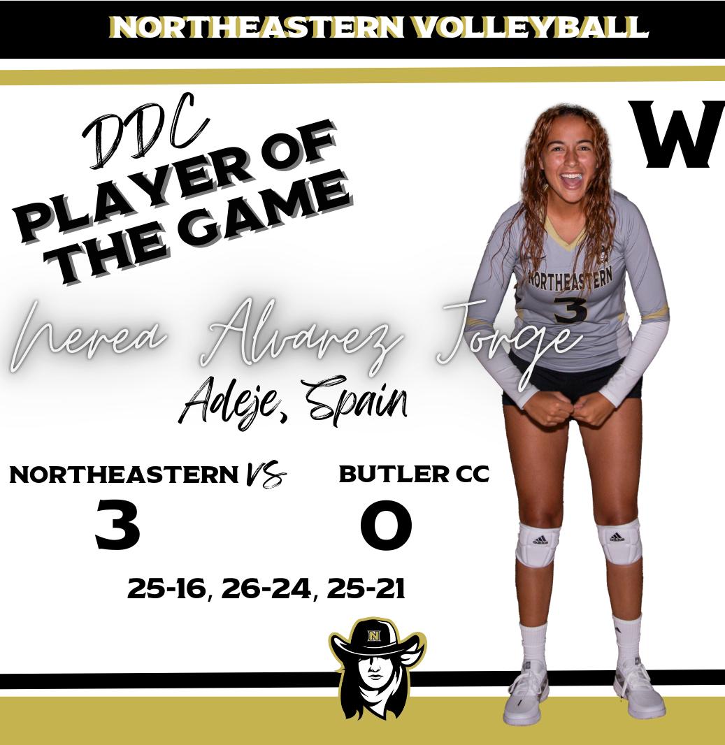NJC Tops Butler CC 3-0 to Move to 6-0 on the Year