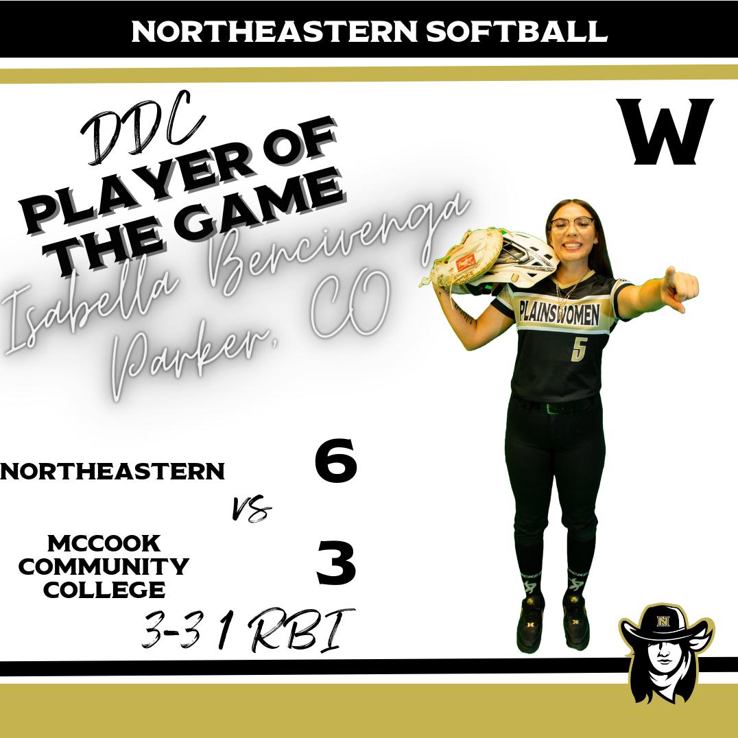 Northeastern Takes Two Victories On The Road Against McCook Community College After Winning Game Two 6-3