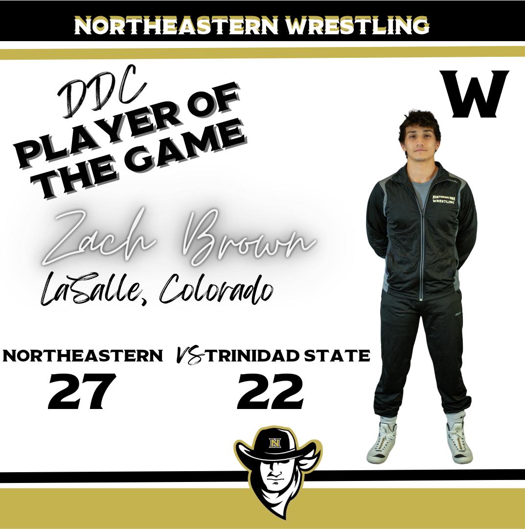 Wrestling Rounds Out A 2-0 Weekend After Taking A Victory At Trinidad State College